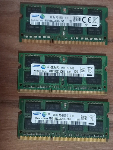 Pack Memoria Ram Para Notebook 5x 4gb Ddr3