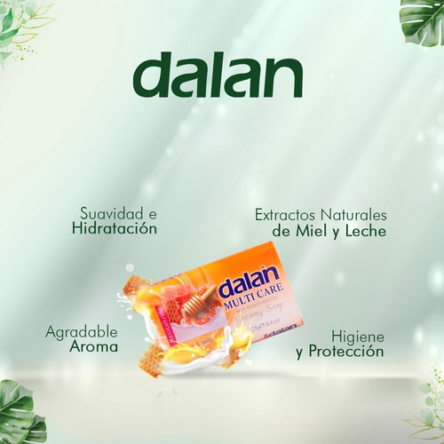Imagen 3 de 3 de Jabón En Barra Miel & Milk 3-pack Bulto De 24 Paq 125gr C/u