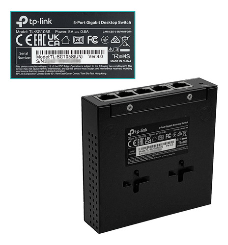 Tp-link Metalico 5-1000 Gigabit Switch No-admin No-rack Comp