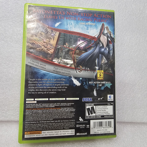 Bayonetta Xbox 360 (Usado)