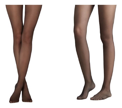 Pantimedia Transparente Soporte Con Lickra Angelina M.255 Gris Oscuro Unitalla