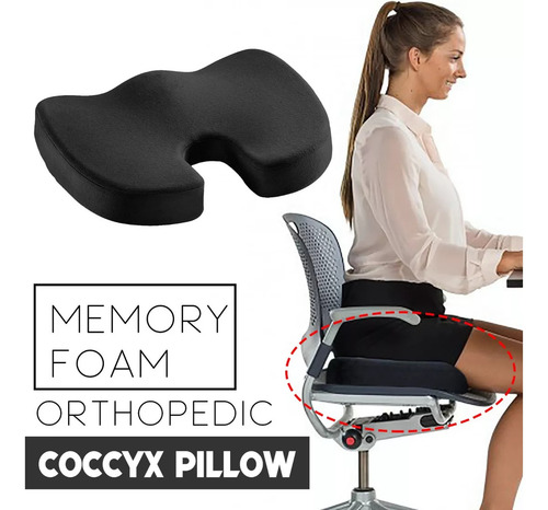 Coxis Ortopédico Ergonómico Con Memoria Asiento