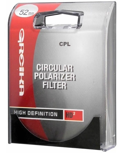 Filtro Para Lente Polarizador Circular 52mm - Greika
