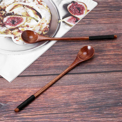 Cuchara Mezcladora De Madera Para Café, Té, Mermelada Y Baño