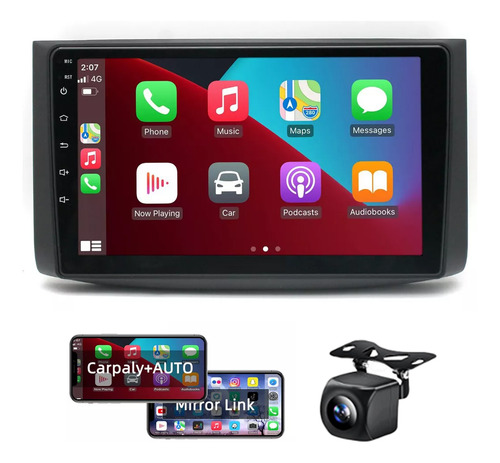 Auto Estéreo 4+32 Gb Android Gps Jetta Mk6 Bora Tiguan Vento