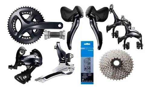 Grupo Shimano Sora R3000 2x9 18v Sti Com Freios Pedivela Bb