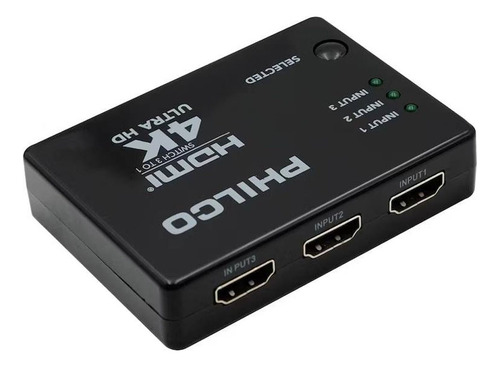 Splitter Switch Hdmi Philco 3 Input Y 1 Output 31hdmp4109 Fj