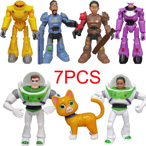 Figura De Acción De Gato Buzz Lightyear Sox, 7 Piezas, Regal