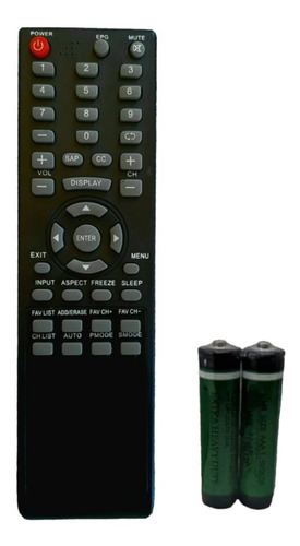 Control Para Tv Mitsui Modelo Mtv400lcd + Pilas