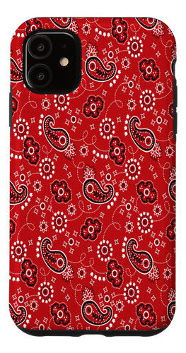 iPhone 11 Bandana Roja Caso B08df2frsq_290324