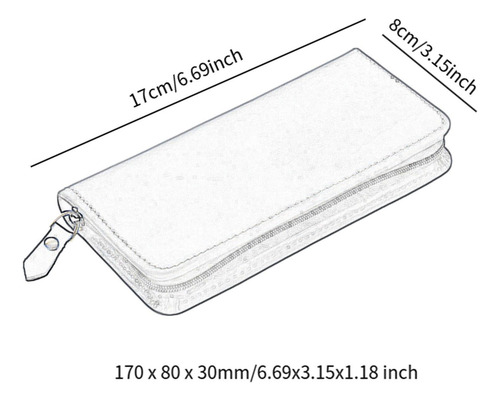 Caja De Almacenamiento De Bolígrafos Marrón Oscuro