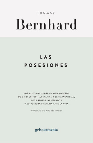 Las Posesiones - Bernhard, Thomas