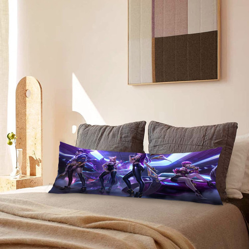 Cojin Almohada K/da Pop Stars League Of Legends 45x110cm