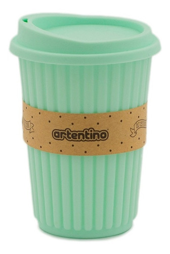 Imagen 5 de 10 de 12 Vaso Térmico Taza Jarro Tapa Silicona Frio Calor Café