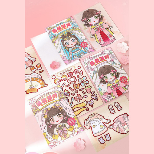 4pcs Make A Face Sticker Books, Faça Seus Estilo A