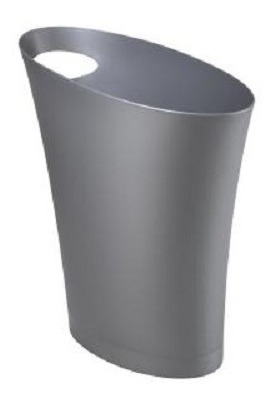 Papelera Cesto De Basura 7,5 Litros Gris Skinny Umbra 