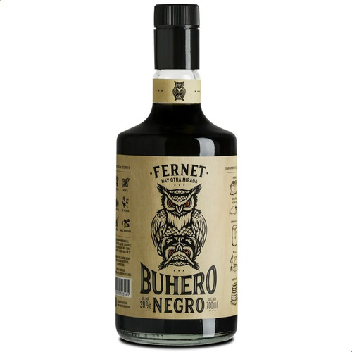 Imagen 3 de 8 de Fernet Buhero Negro Aperitivo Pack X6 Unidades - 01mercado