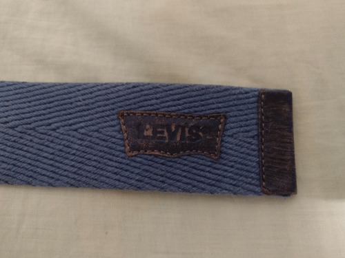 Correa O Cinturón Marca Levi's Color Azul Talla 34