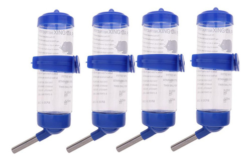 Paquete De 4 Botellas De Agua Para Mascotas Pequeñas Con