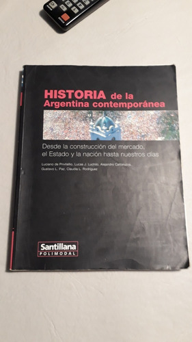 Historia De La Argentina Contemporánea/polimodal-santillana