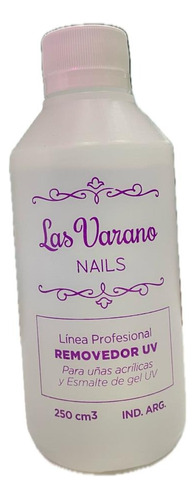 Removedor Para Uñas Semipermanentes Las Varano 250ml