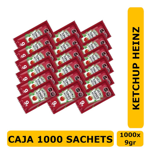 Ketchup Heinz Sachet 9g Caja 1000 Unidades