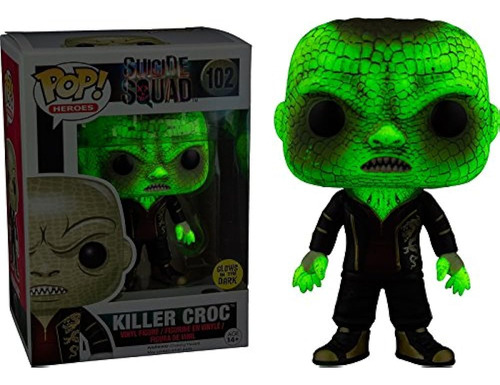 Funko Pop Heroes 102 Killer Croc Glow Exclusivo