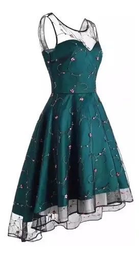 Vestido Verde | MercadoLibre 📦