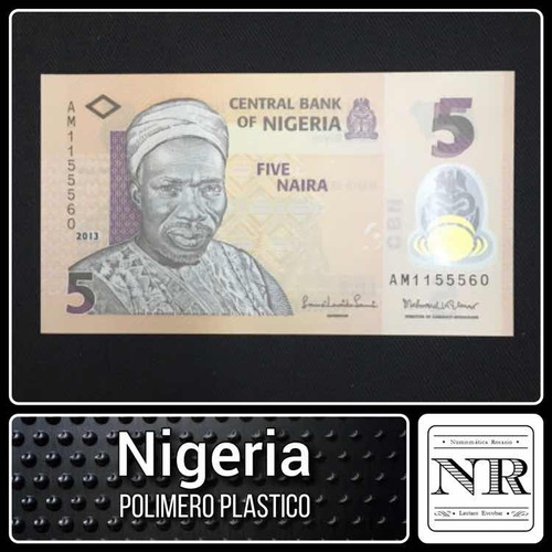 Nigeria 2013 (africa) - 5 Naira - Unc - P# 38 - Plastico