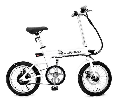 Bicicleta Eléctrica Winco Plegable Motor 220w 25km/h + Envío