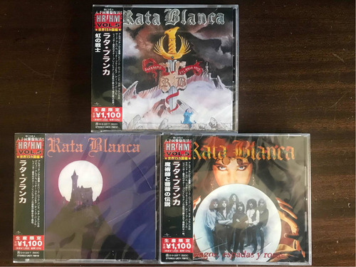 Rata Blanca - Cds Japoneses Nuevos Cerrados. Lote X 3