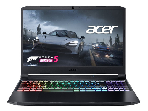 Notebookgamer  Acer Nitro 5 AN515-57 black 15.6", Intel Core i5 11400H  12GB de RAM 512GB SSD, NVIDIA GeForce RTX 3050 144 Hz 1920x1080px Windows 11 Home SL