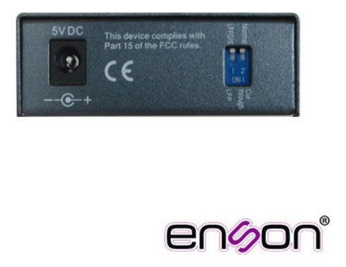 Convertidor De Fibra Enson Sfp/utp Fuentes De Poder Y Sistem