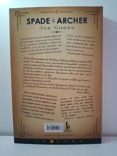 SPADE & ARCHER, de JOE GORES. Editorial Ediciones B en español