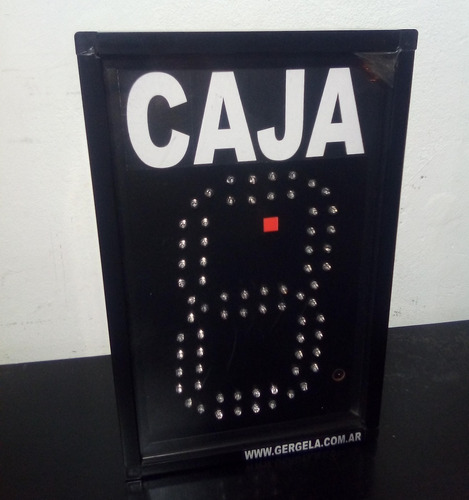 Turnero Led Caja - Control Inalambrico Rf - Con 2 Controles