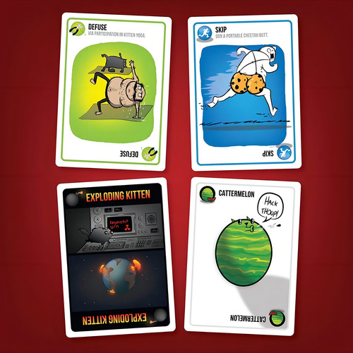 Exploding Kittens - Juego De Cartas Estrategia Asmodee