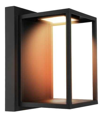 Arbotante Exterior Led 12w Lampara De Pared Minimalista 4812