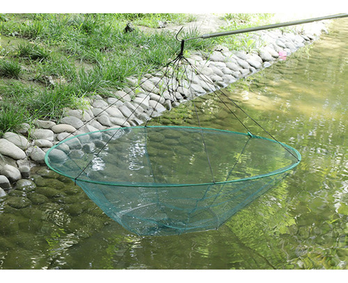 Para Red De Pesca De Aterrizaje Redonda Plegable De 2 Piezas