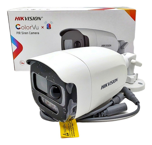 Camara Hikvision DS-2CE12DF3T-PIRXOS Sirena Audio ColorVu
