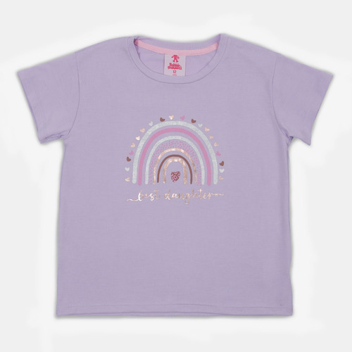 Camiseta Lila Bubblegummers Janinita Niña