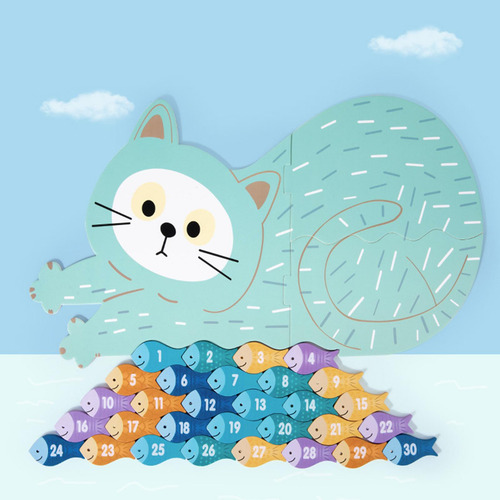 Juego De Pesca, Juguetes Preescolares De Aprendizaje