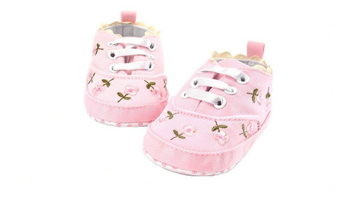 Zapatos Para Bebés Flexibles Jean Flower 
