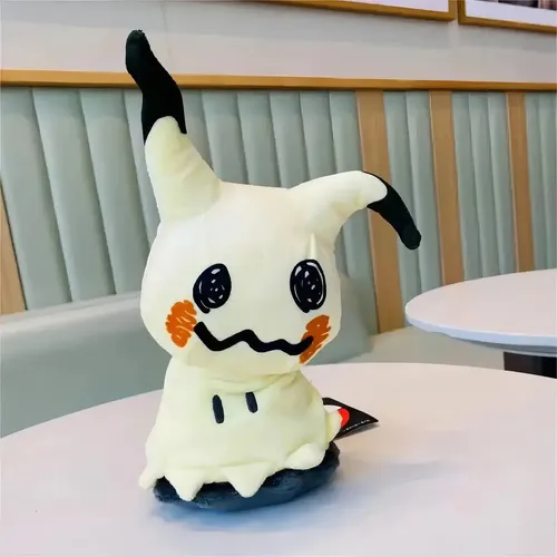 Pelúcia Pokémon Mimikyu 23cm Presente Infantil Fofo Amarelo-claro