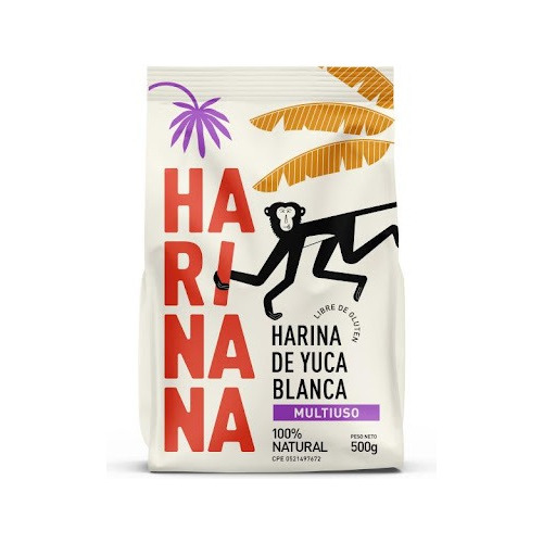 Harina De Yuca Blanca Harinana 500gr