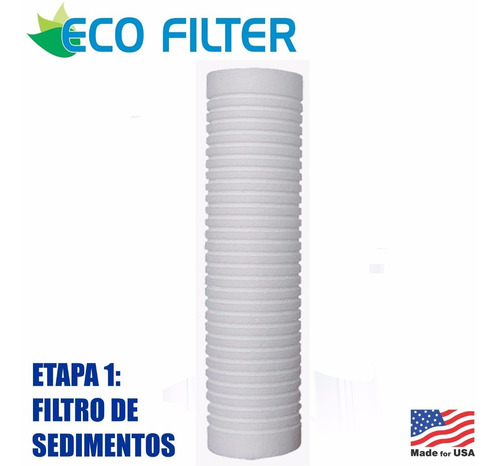 Purificador De Agua (4 Etapas Con Esterilizador Uv) Ecofilte