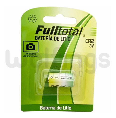 Bateria Pila Cr2 3v Con Teton Fulltotal Camaras Fotografia