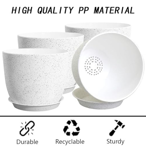 Conjunto De 4 Macetas Para Exteriores E Interiores, Macetero
