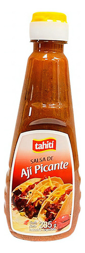 Aderezo Salsa Tahití Ají Picante 285gr A Base De Aji Cayena