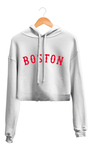 Hoodie Crop Top Boston