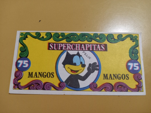 Felix - Figurita Mangos Superchapitas Año 1972